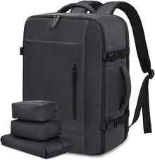 Handgepäck Rucksack 45x36x20 Flugzeug Laptop Koffer_BLK