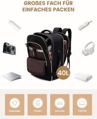 Reiserucksack Handgepäck Rucksack Flugzeug 18 Zoll Laptop Damen Herren