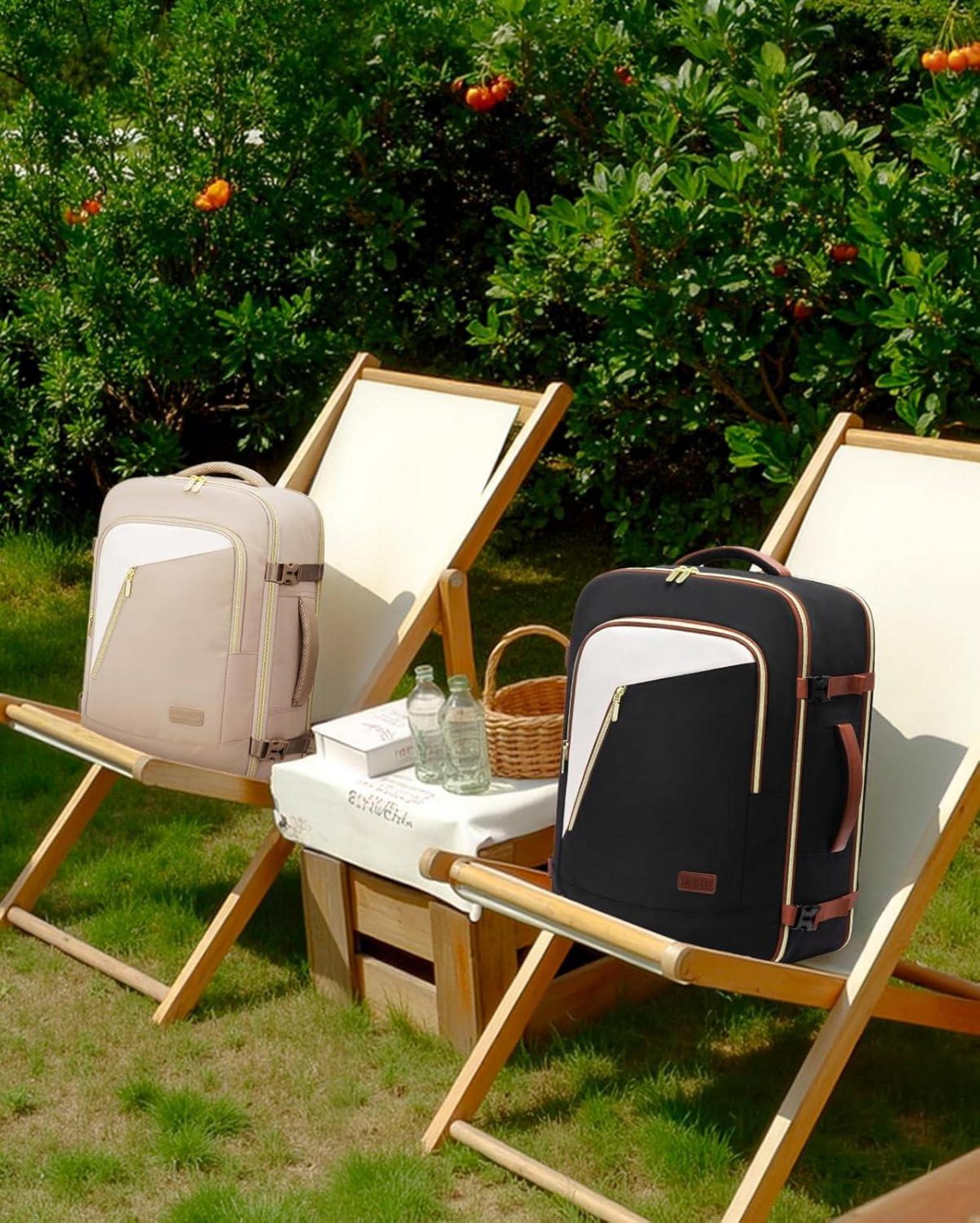 Schwarzer Großer Reiserucksack Handgepäck 18 Zoll Laptop Backpack Business