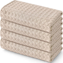 Microfasertücher 4er-Set Saugfähige Küchentücher 40x70cm Beige