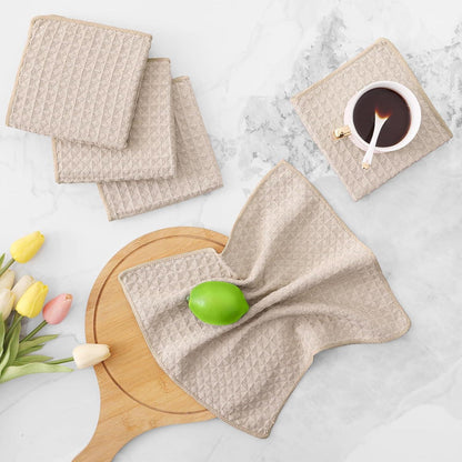 Microfasertücher 4er-Set Saugfähige Küchentücher 40x70 cm Beige
