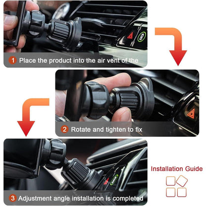Verstellbarer Auto Getränkehalter mit Lüftung & rutschfestem Pad