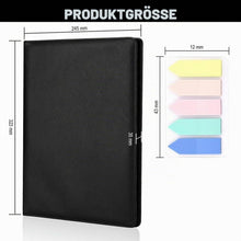 Schreibmappe A4 mit Notizblock & Stift – Klemmbrettmappe Büro