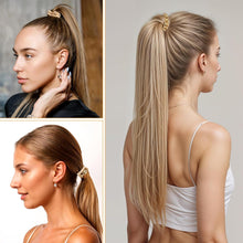 4 Stück Goldenes Haargummi Armband - Elastische Haarbänder