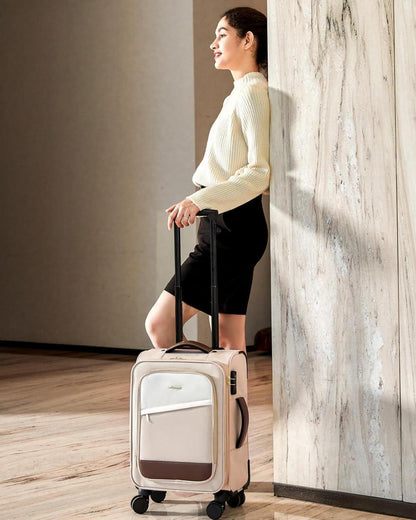 Handgepäck Rucksack 40L Reiserucksack Damen 17 Zoll Laptop