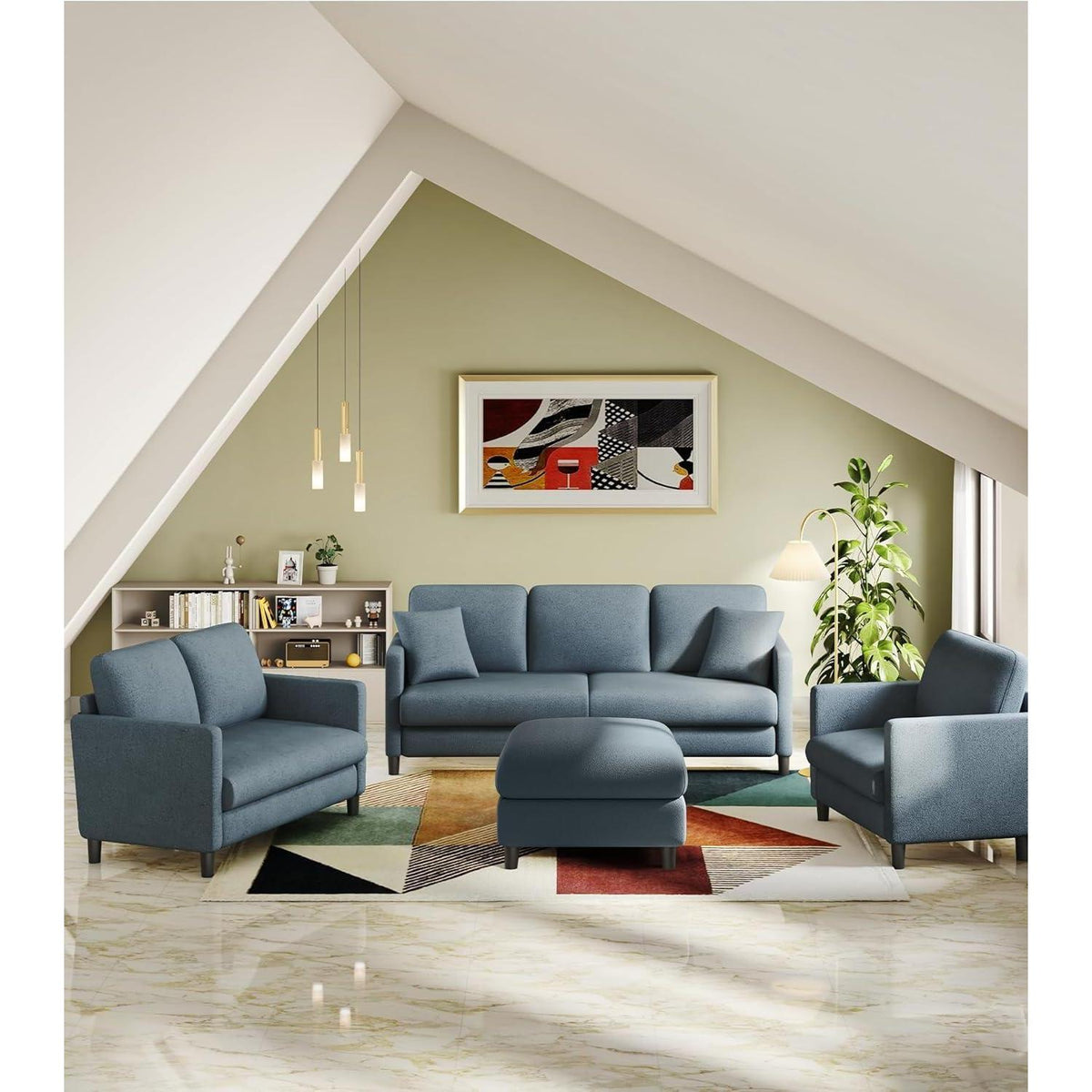 Kleines 2-Sitzer Sofa 130cm – Gemütliche Mini Couch für Wohnzimmer