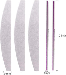 10er Pack Professionelle Nagelfeilen 100/180 Grit für