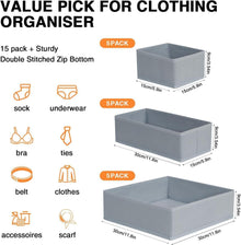 Homsorout Schubladen Organizer Set - Faltbare Unterwäsche