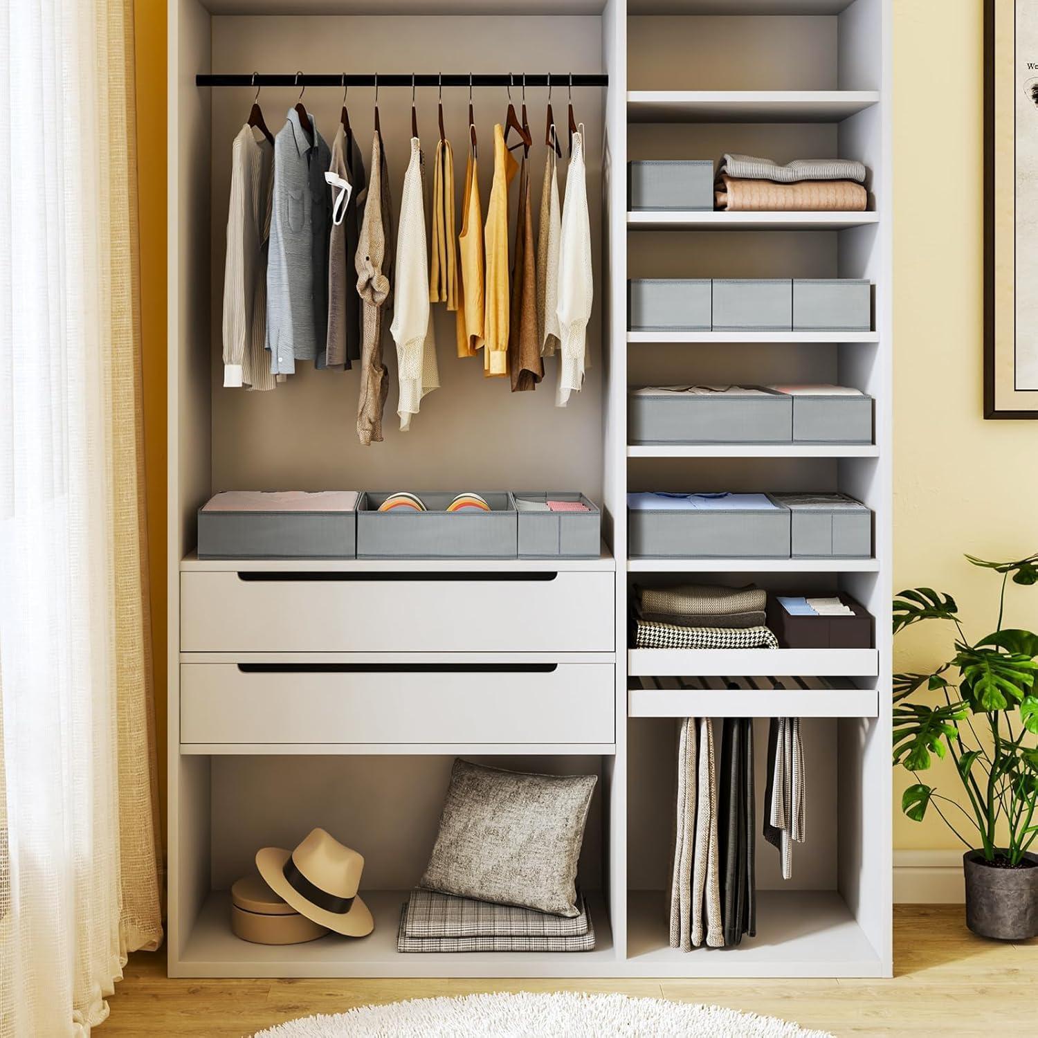 Schubladen Organizer Unterwäsche 15er Set Aufbewahrungsbox Hosen Kleidung