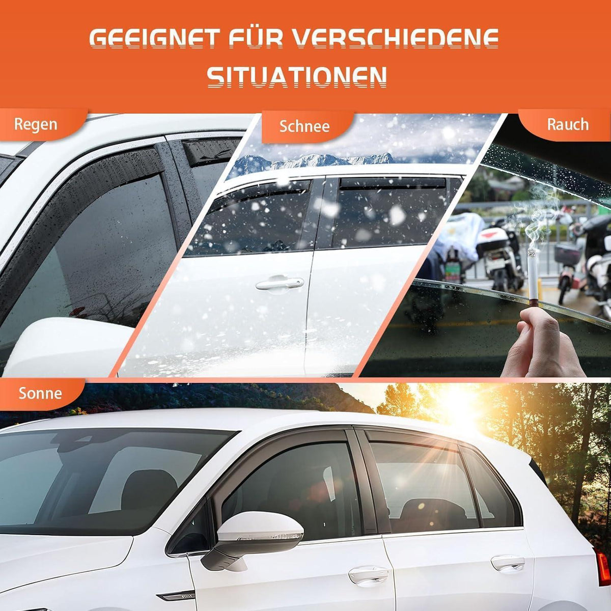 Windabweiser für VW Golf VII/VIII 5-Türer & Variant 2012-2023
