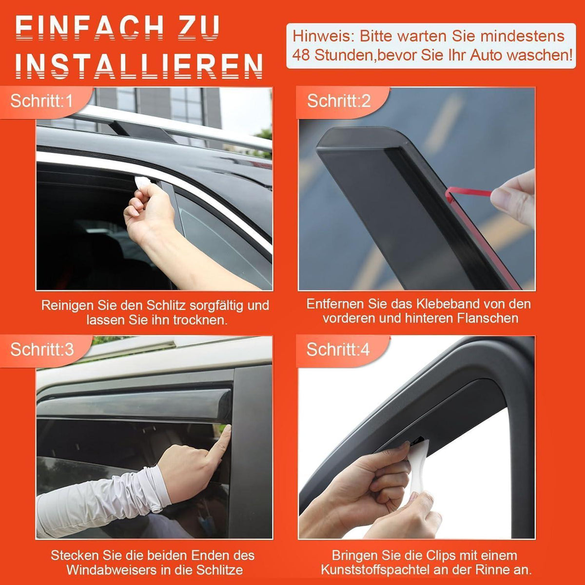 Windabweiser für VW Golf VII/VIII 5-Türer & Variant 2012-2023