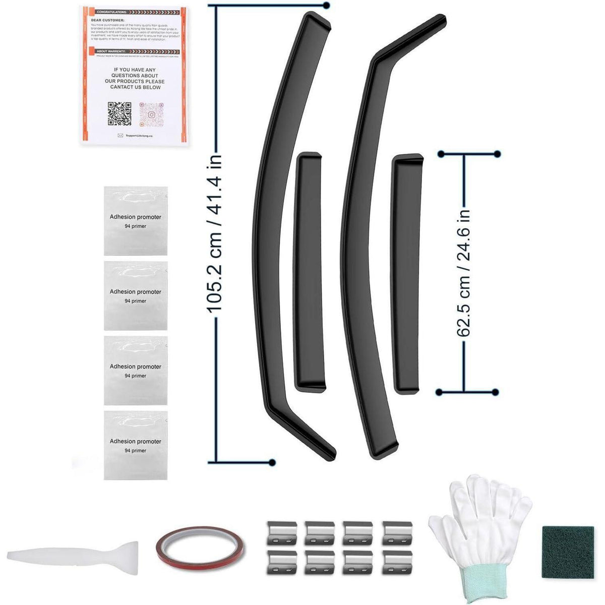 Windabweiser für VW Golf VII/VIII 5-Türer & Variant 2012-2023