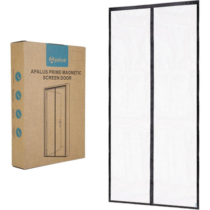 Magnetischer Fliegengitter für Balkontür 85x210cm Schwarz