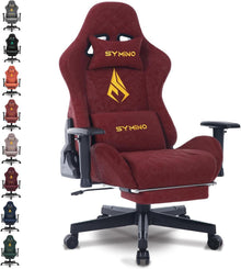 Gaming Stuhl Ergonomisch Bürostuhl Rennstuhl-Design Vintage-PU-Leder