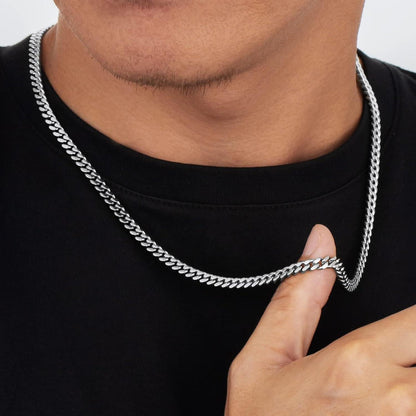 Schlangenkette Damen 3mm/5mm Edelstahl Franco Kette verstellbar 41-51cm