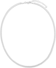 Schlangenkette Edelstahl Flache Franco Kette Silber Gold