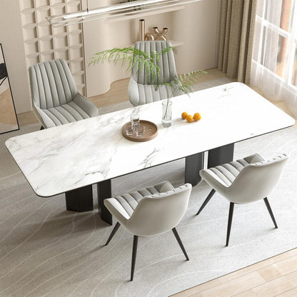 Esszimmerstühle 2er Set Grau | Polsterstühle mit Sitzkissen