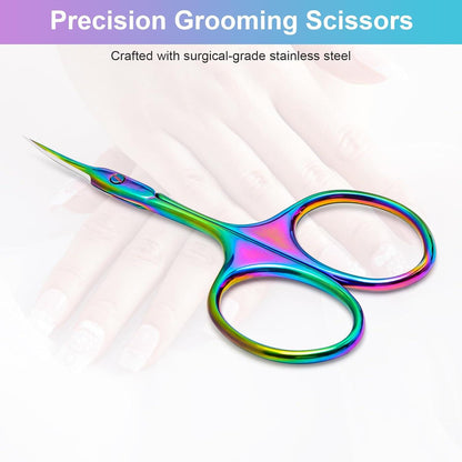 Professionelle Nagelhautschere Extra Fein mit Gebogener Spitze aus