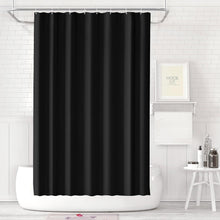 Duschvorhang Badezimmer Anti-schimmel Wasserdicht Schwarz 120x200cm