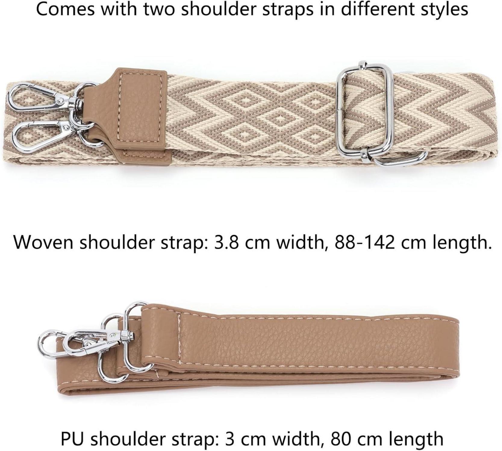 Umhängetasche Damen Mittelgroß Crossbody Bag 3 Taschen