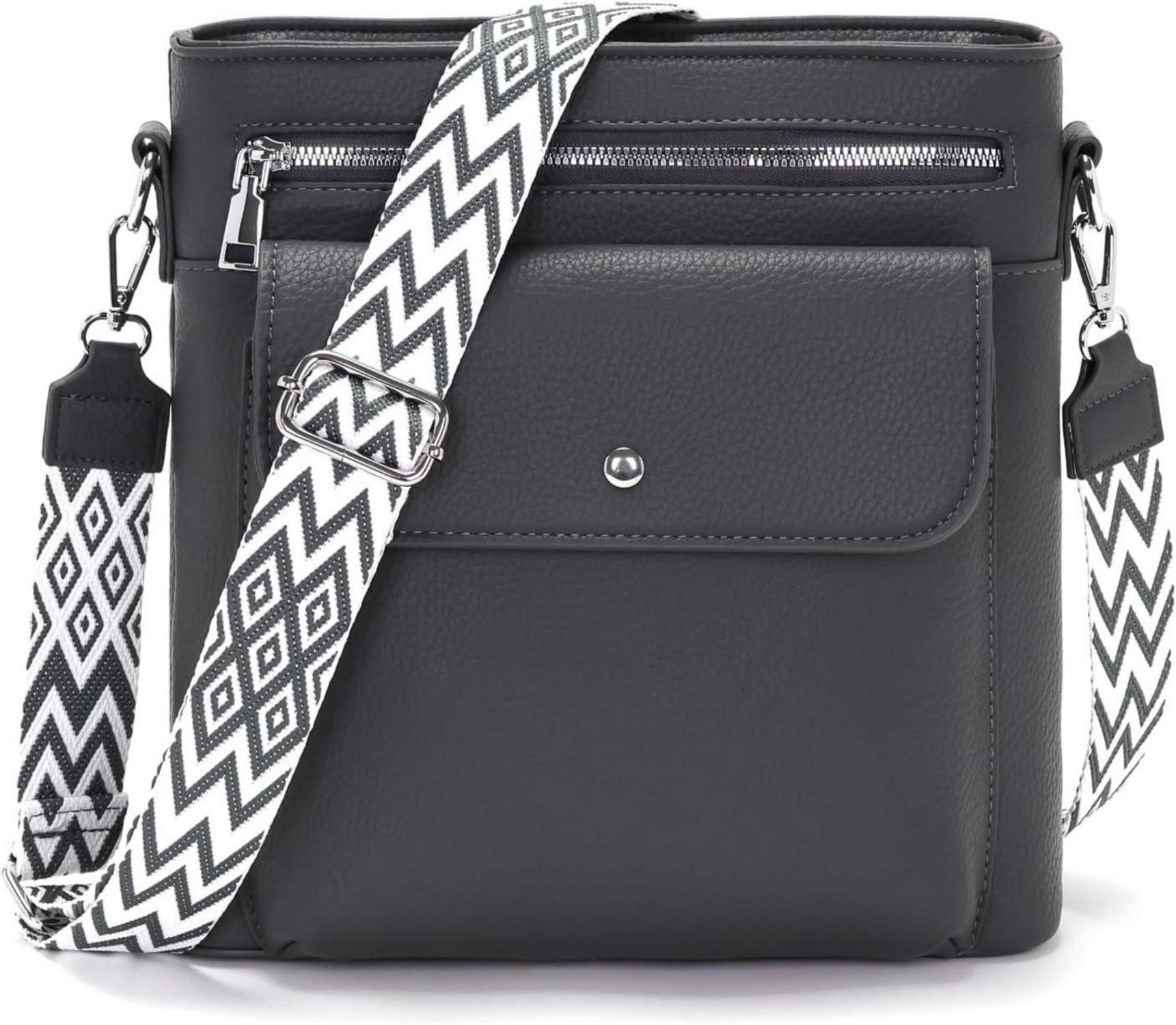 Umhängetasche Damen Mittelgroß Crossbody Bag praktisch und sicher