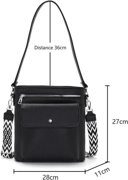 YISUOHOOM Umhängetasche Damen Mittelgroß Crossbody Bag