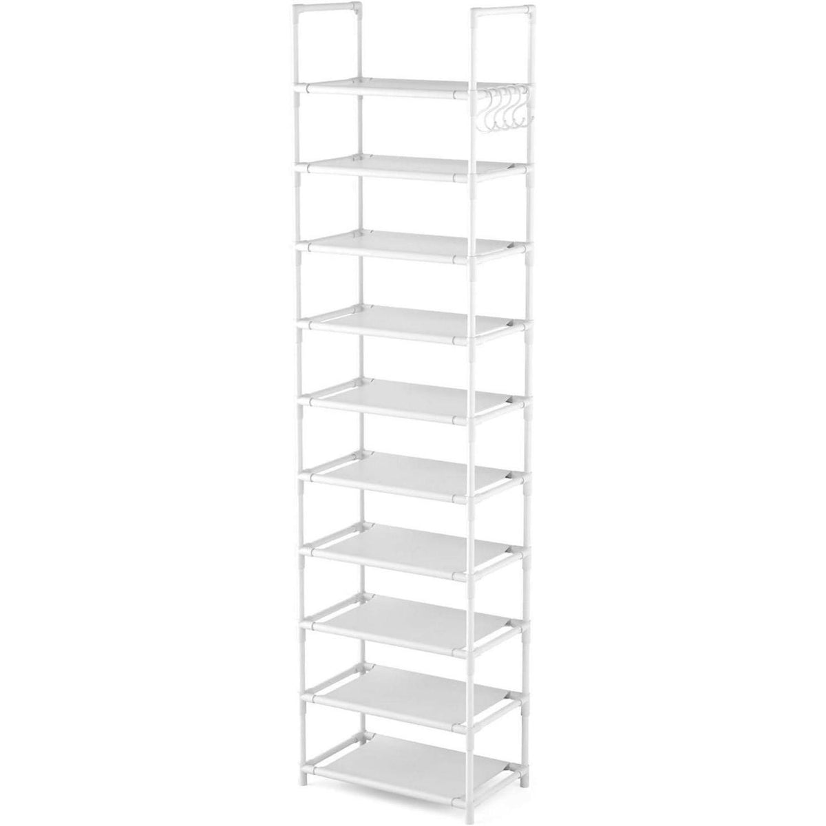 Schuhregal 10 Ebenen – Schuh-Organizer für 20-25 Paar Schuhe