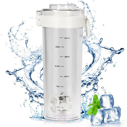 Protein Shaker 500ml für Fitness Eiweiß Shakes BPA-frei