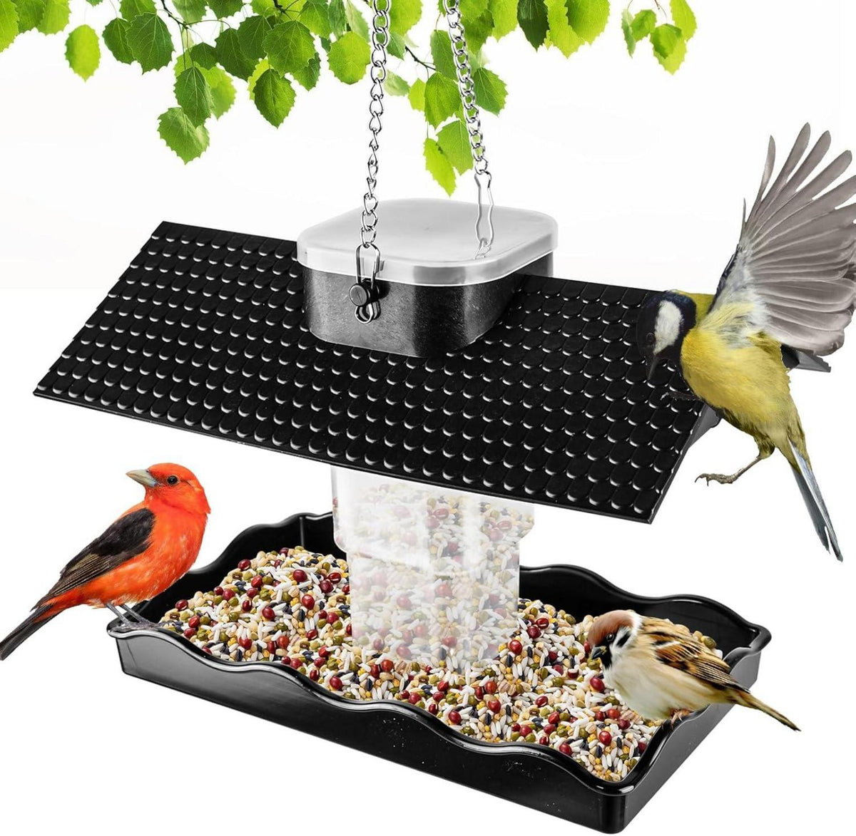 Vogelfutterspender faltbar für Balkon Garten Terrasse