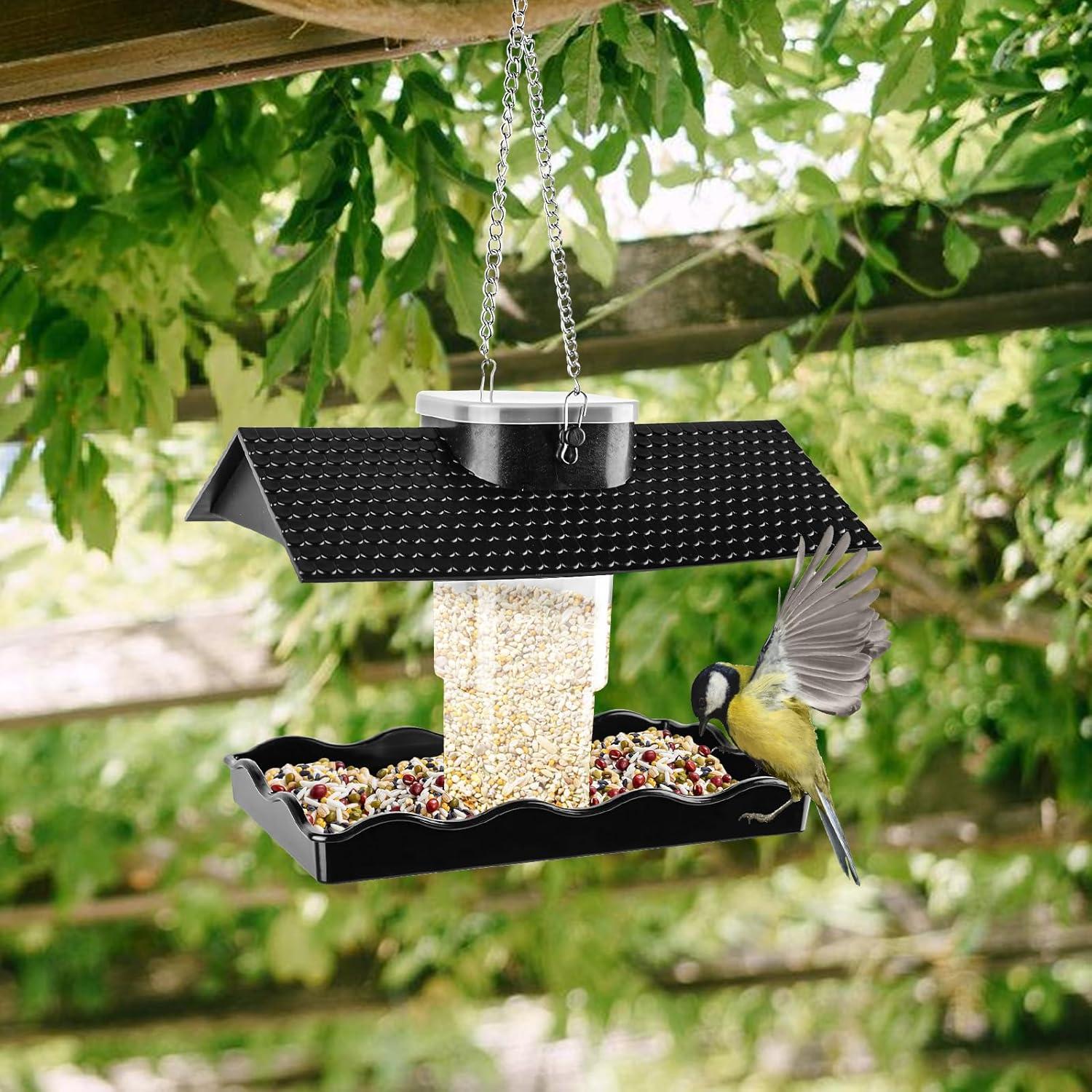 Vogelfutterspender Vogelhaus Aufhängbar Futterstation Terrasse
