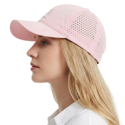 Atmungsaktive Baseball Cap Herren Damen Sommer Mesh Rosa