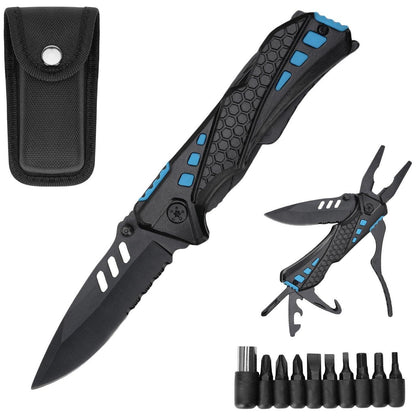 Multitool Klappmesser 13-in-1 – Geschenk für Männer & Outdoor