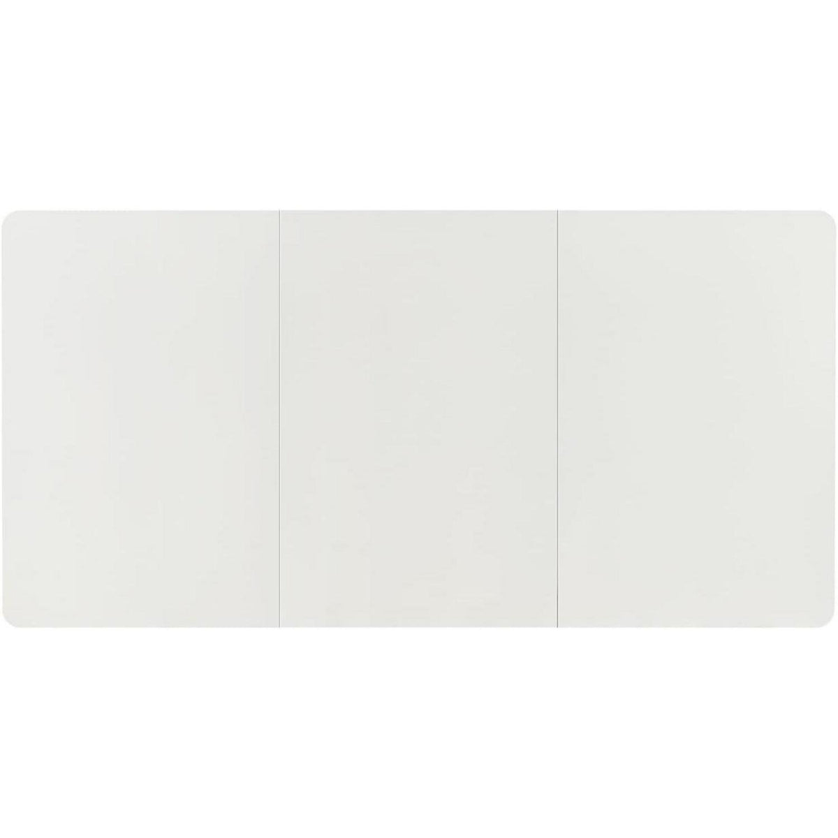 Esszimmergruppe 160x80cm Weiß mit 4 Khaki Stühlen