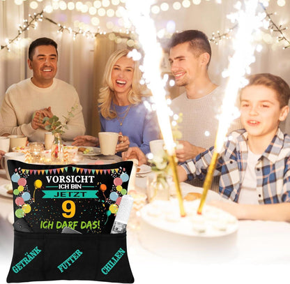 Gaming Kissenbezug für Geschenk Junge 9 Jahre Gamer Geburtstag Deko
