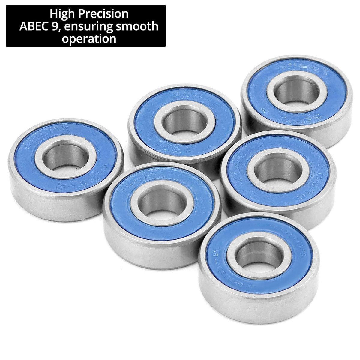 Kugellager 608RS ABEC 9 Doppelt Geschirmt 16er Pack