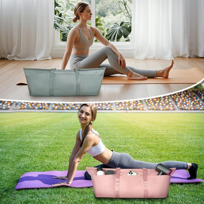 Sporttasche Damen Yoga Tasche Groß mit Nassfach und Schuhtasche