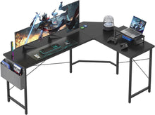 Gaming Eckschreibtisch 170x120cm mit Monitorständer und Tasche