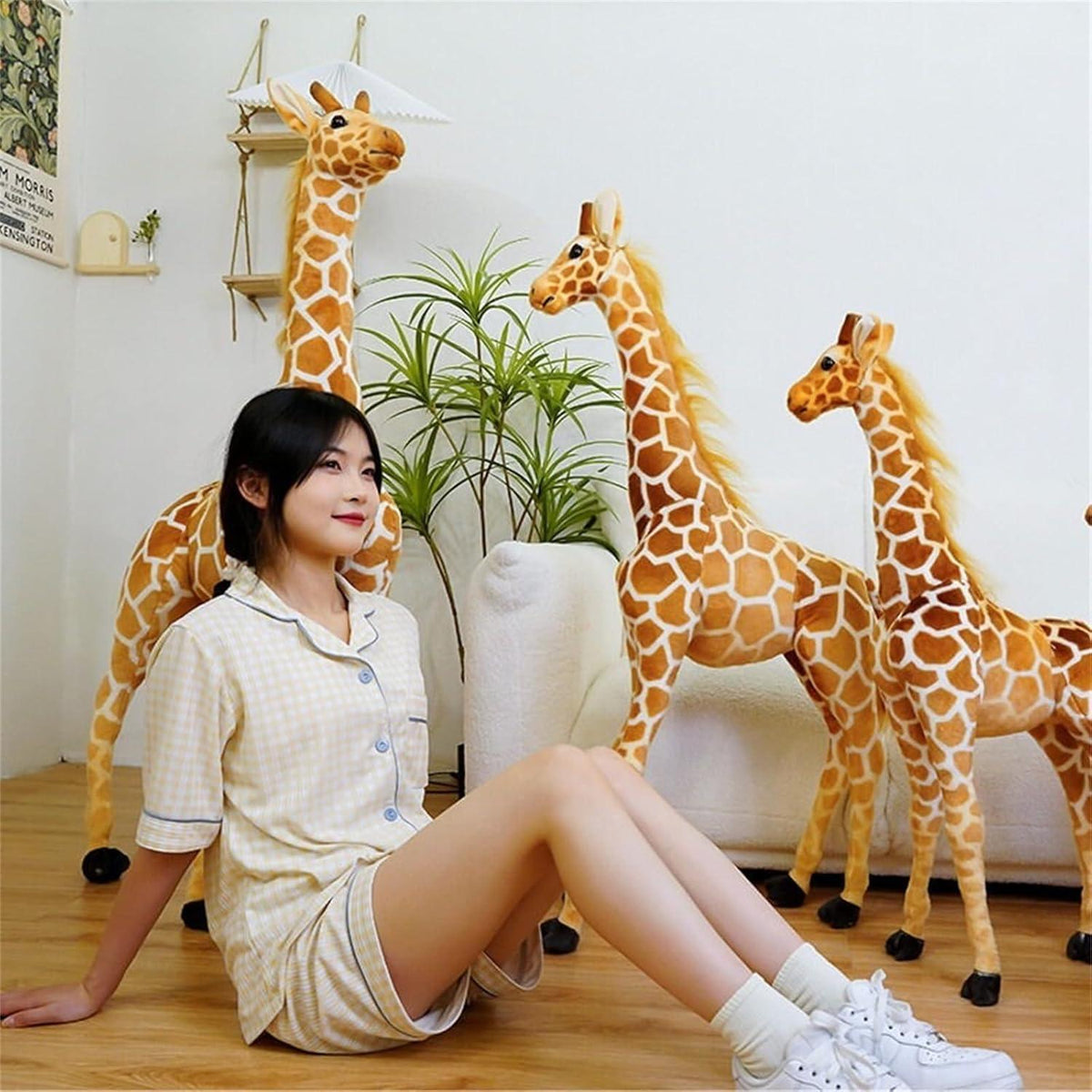 Giraffe Kuscheltier 50 cm - Weiches Plüschtier Geschenk für Kinder