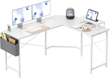 Gaming Tisch Eckschreibtisch mit Monitorständer