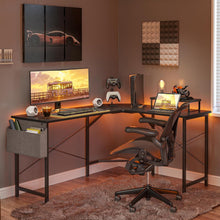Gaming Tisch Eckschreibtisch 120x120cm mit Monitorständer