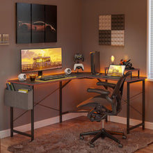 Gaming Schreibtisch Eckschreibtisch 150x120cm Kohlefaser