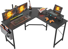 Gaming Schreibtisch Eckschreibtisch 170x120cm Schwarz