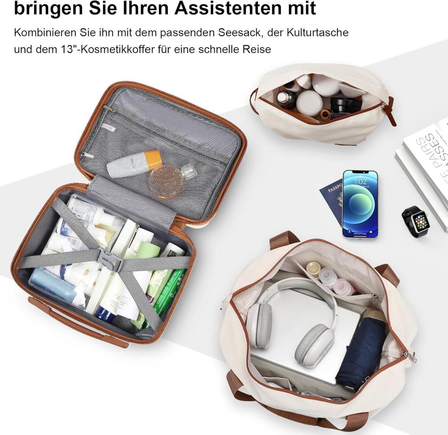 Kofferset 6tlg Reisekoffer Set Hartschale TSA-Schloss 4 Rollen