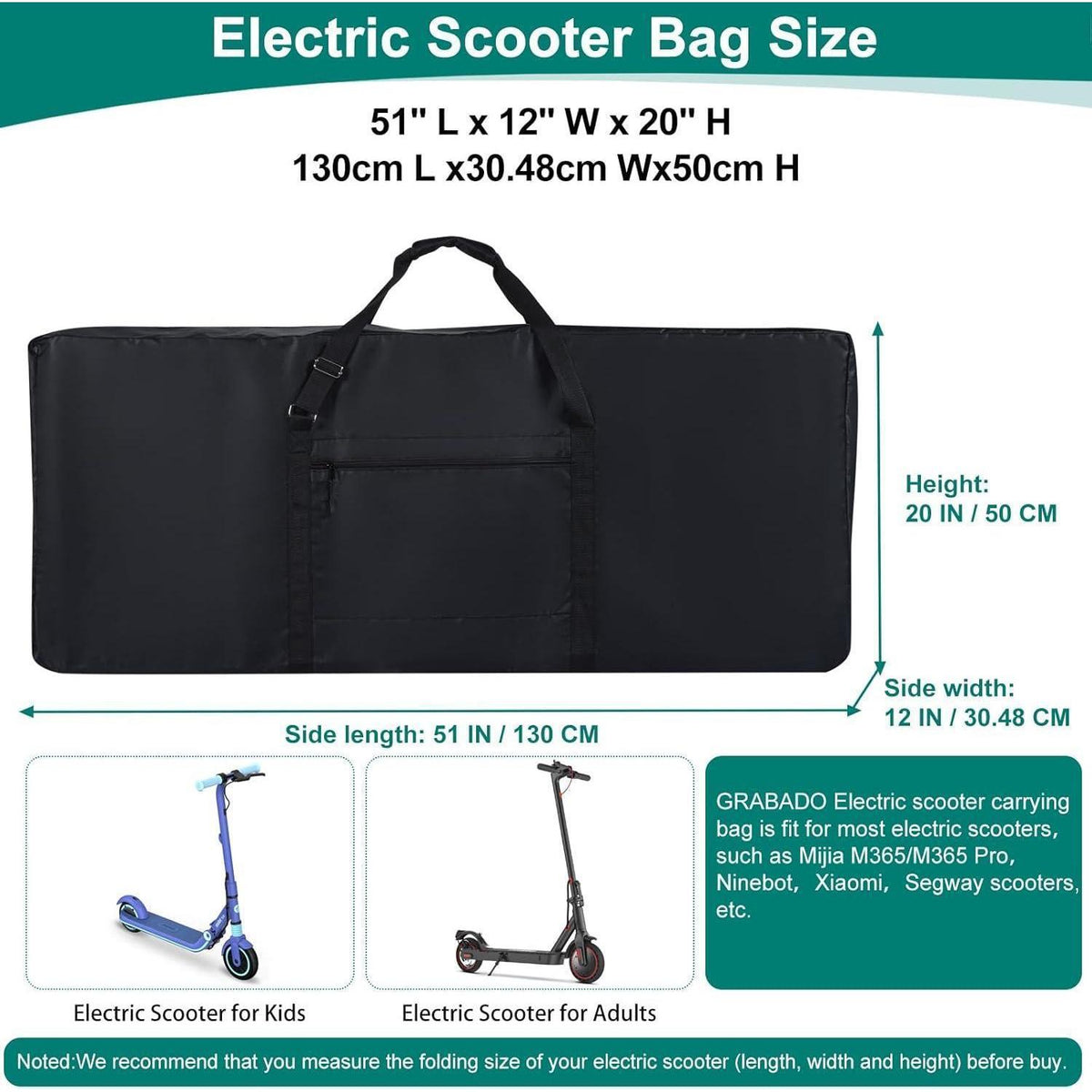 E-Scooter Tasche Wasserdicht & Robust – Für Roller & Transport