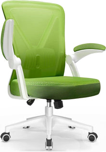 Ergonomischer Bürostuhl mit Einstellbarer Lendenstütze, Grün
