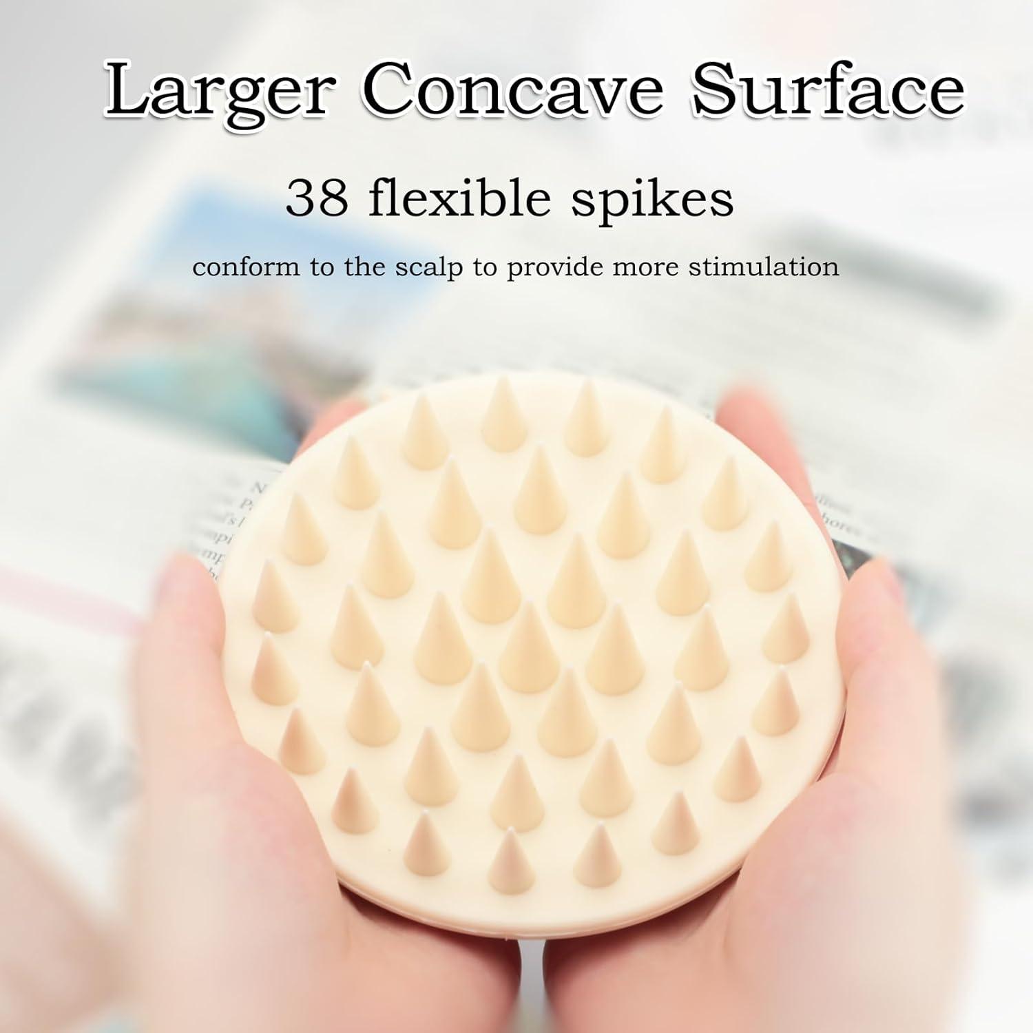 Silikon Kopfhaut Massagebürste Haarwuchs Scalp Massager