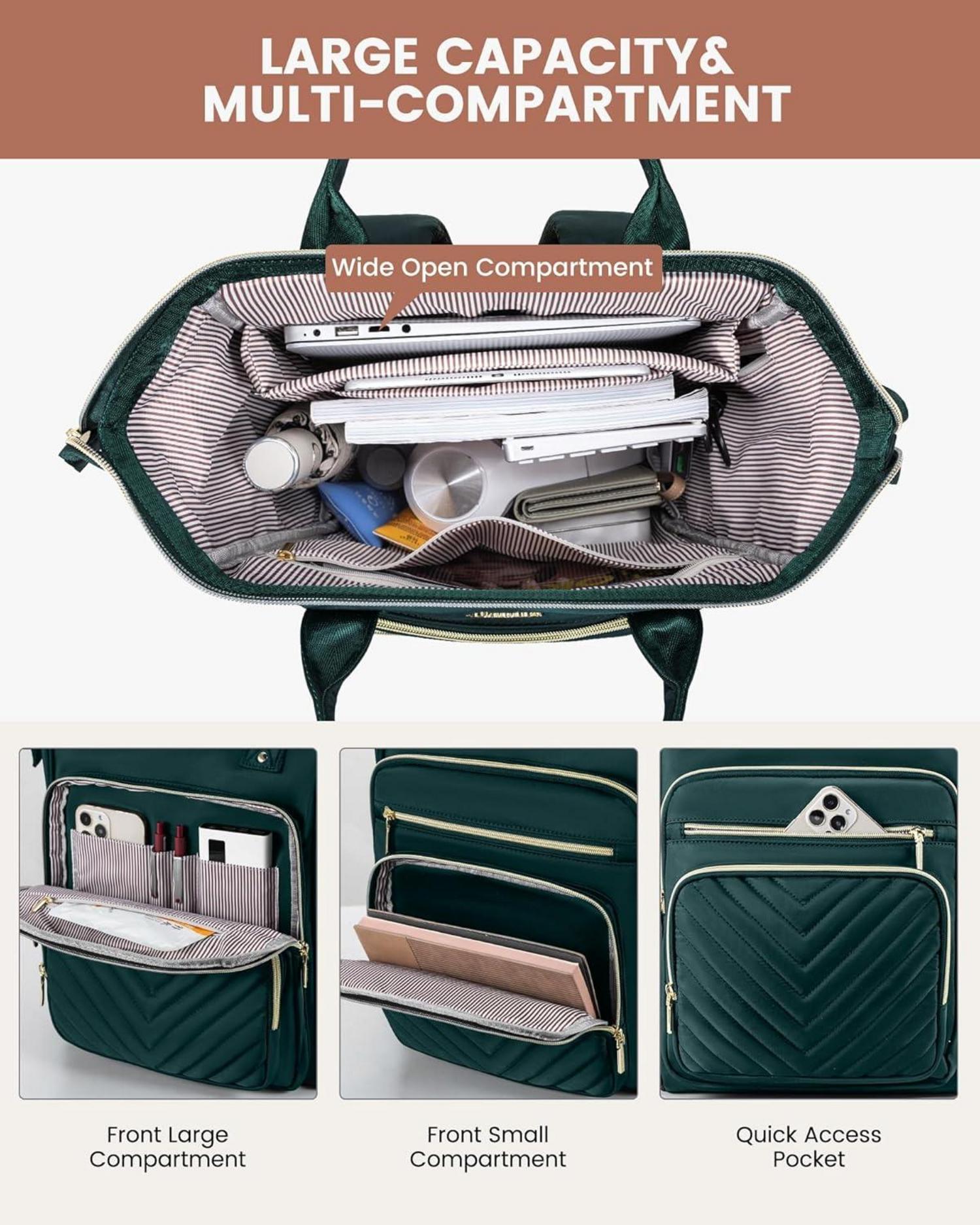 Wasserdichter Laptop-Rucksack für Damen, elegant & vielseitig, in