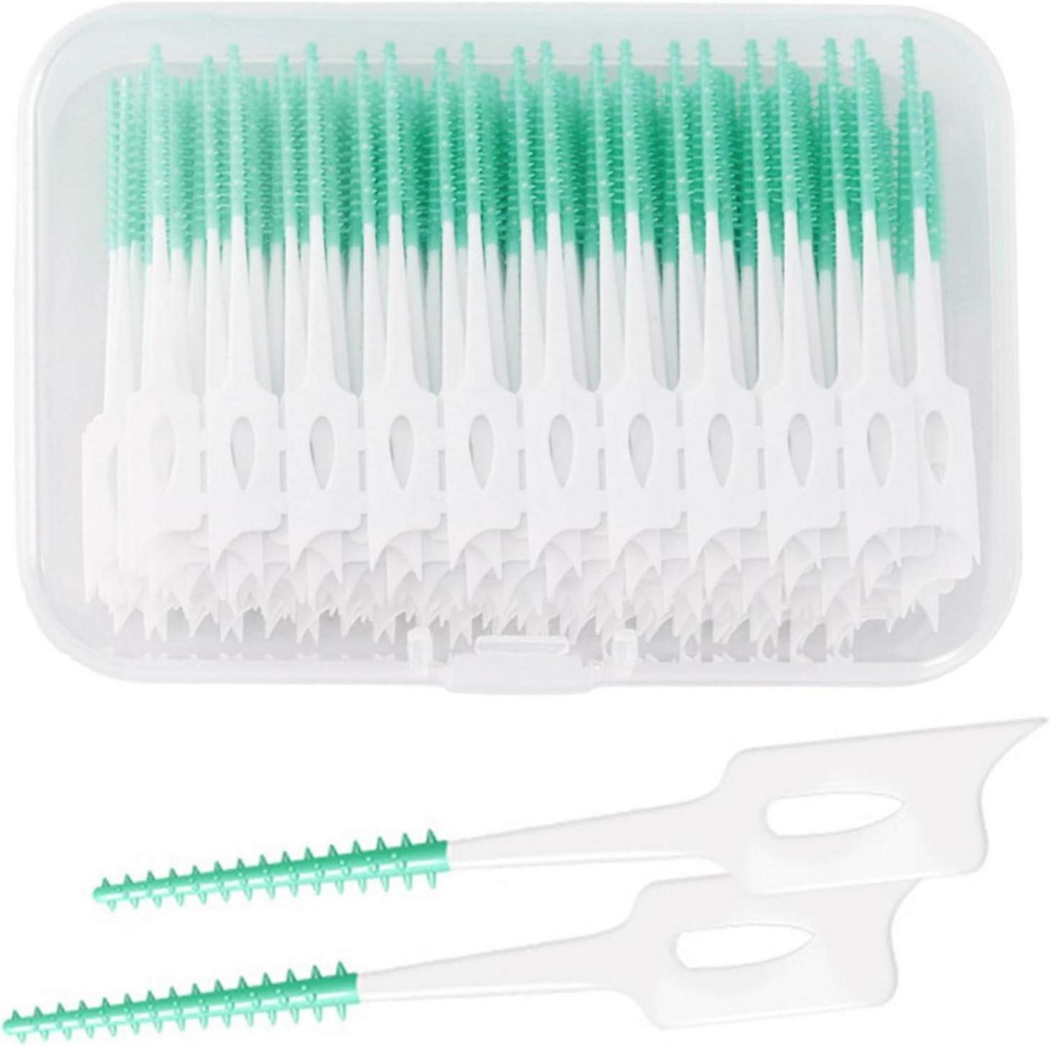 100er Set Interdentalbürsten zahnreinigung zahnzwischenraumbürsten
