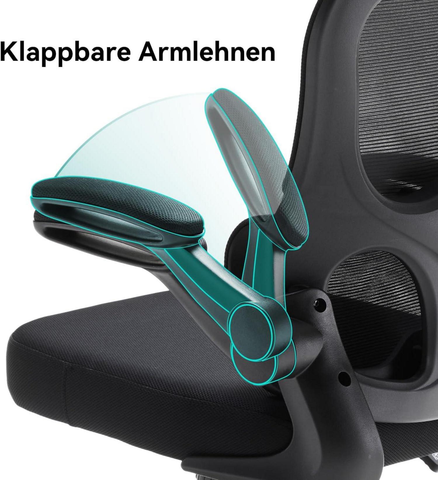 Ergonomischer Bürostuhl N56 Dynamische Lendenstütze Sitzkissen Verstellbare