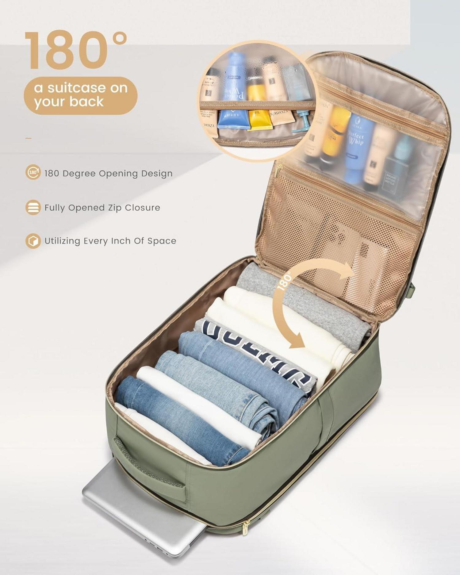 Handgepäck Rucksack 40L wasserdicht Laptop Travel Backpack